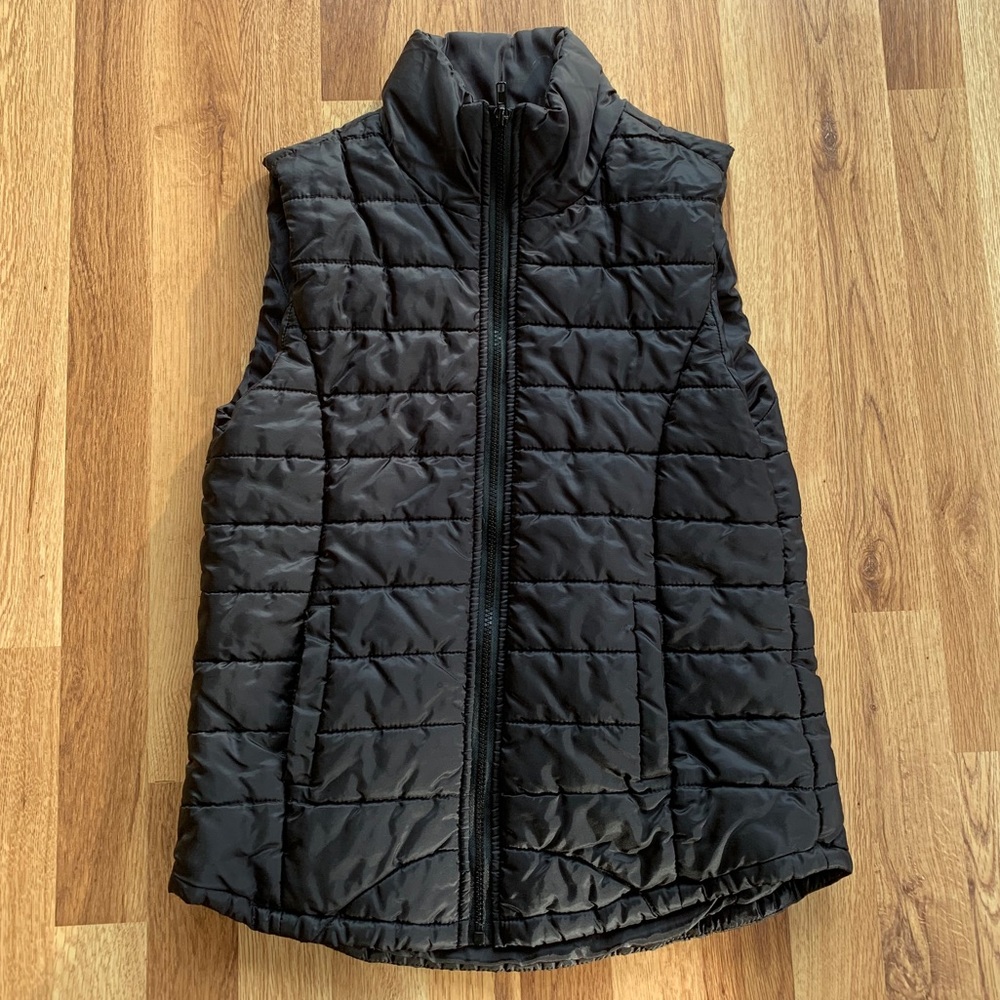 Black Winter Vest
